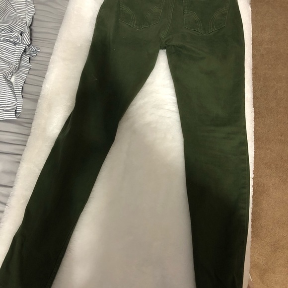 Army green hollister jeggings - Picture 2 of 2